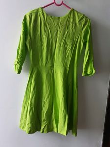 Neon Green Dress