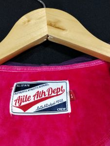 Pink Velour Zip Up Hoodie With Free 🆓 Gift 🎁