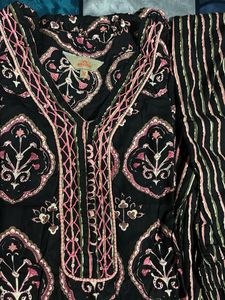 Pure Cotton Stylish Printed Kurta Set with Dupatta