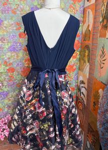 Elegant Floral Print Midi Dress