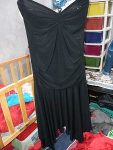 Chic Black Strapless Dress