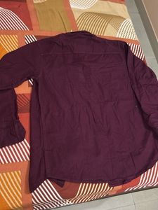Maroon Casual Shirt