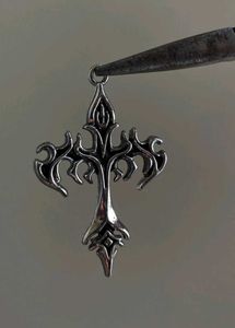 Y2K cross pendant