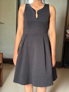 Classic Black Sleeveless Fit and Flare Dress