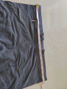 Gray Elastic Waist Pants
