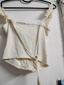 Ruffled Corset Top