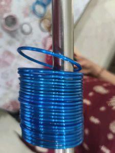 Vibrant Blue Bangle Set(glass)