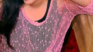 OS Sheer Pink shirt style Top