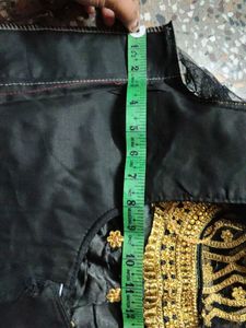 Elegant Black &amp; Gold Blouse