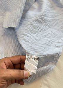 Men's Light Blue Long Sleeve Shirt