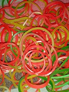 100 Colorful Rubber Bands