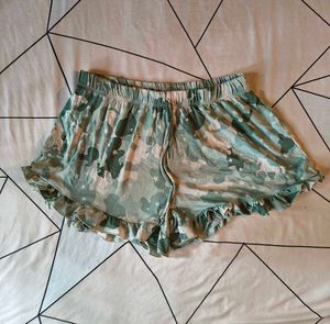 Cute Camo Star Print Sleep Shorts