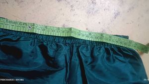 Teal Silk Palazzo Pants
