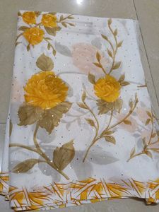 Beautiful Floral Print Saree