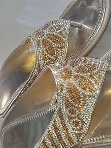 Sparkling Rhinestone Embellished Flats