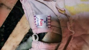 Adorable Baby Girl's Pink Zebra Dress