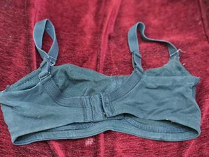 Amante Dark Blue Cotton Bra