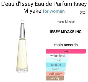Issey Miyake L'eau D'issey Pour Femme EDP Perfume