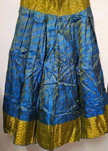 Beautiful Blue & Gold Ethnic Skirt