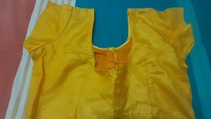 Yellow Net Blouse