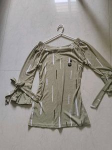 Stylish Olive Green Top