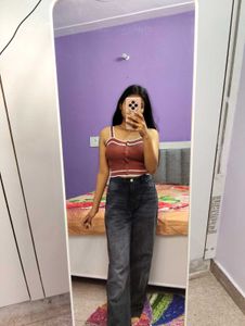 Cute Ribbed Crop Top