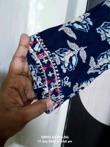 Beautiful Blue Printed Kurta
