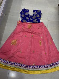 Pink Lehenga Choli Set