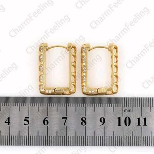 Anti Tarnish Gold Tone Triangle Earrings