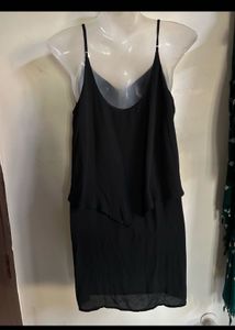 Chic Black Cold Shoulder Dress