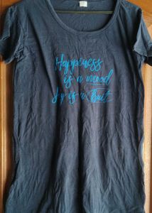 Navy Blue Graphic T-Shirt