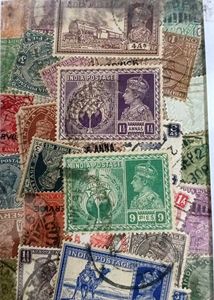 50 Vintage Stamps with Rare British India