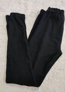 Black Paneled Leggings