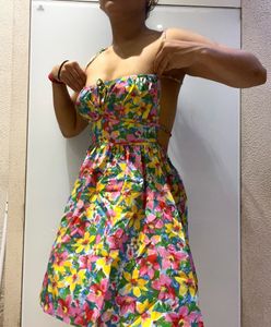 Vibrant Floral Print Sundress