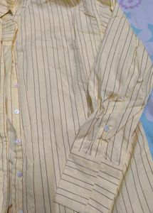 Chic Striped Button-Up Shirt