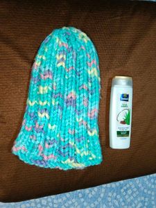 Hand-Knitted Beanie Hat and new shampoo free