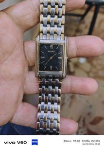 ultra slim Two-Tone Escort Watch