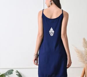 navy blue kurta