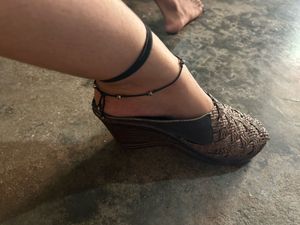 Stylish Brown Wedge Sandals