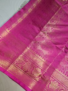 New Soft Pattu Saree With Unstitched Blouse Piece