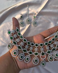 ✳️ Fixed Price  American Diamond Jewellery Set✳