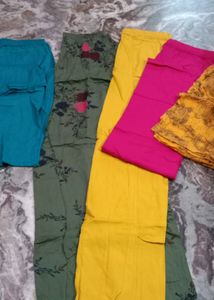 Colorful Cotton Pants - Set of 5