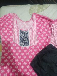 Pretty Pink Printed Kurta