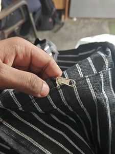 Striped Travel Bag