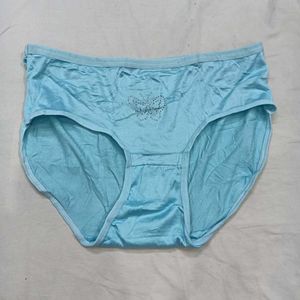 💙 Light Blue Briefs with Butterfly Detail