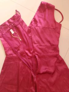 Stylish Pink Satin Jumpsuit