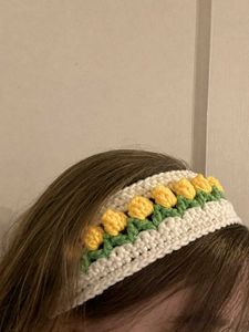 Crocheted Flower Headband