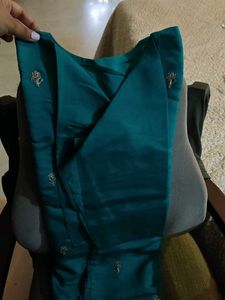 Embroidered Teal Kurta Set on sale