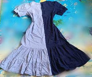 Two-Tone Tiered Summer Dress