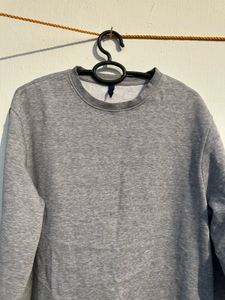 Classic Grey Crew Neck Sweatshirt